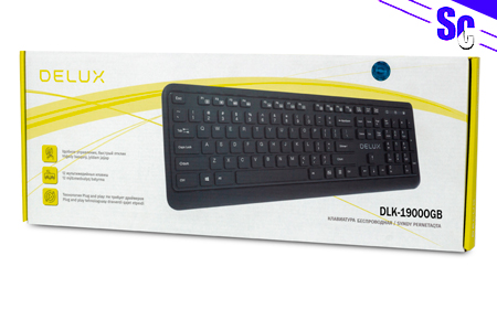 Клавиатура Delux DLK-1900OGB