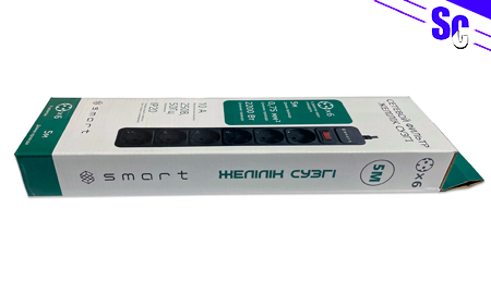 Сетевой фильтр Smart SM-06B-5M